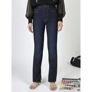 NWT - Anthropologie Pilcro The Split Straight Denim Jeans Size: 27